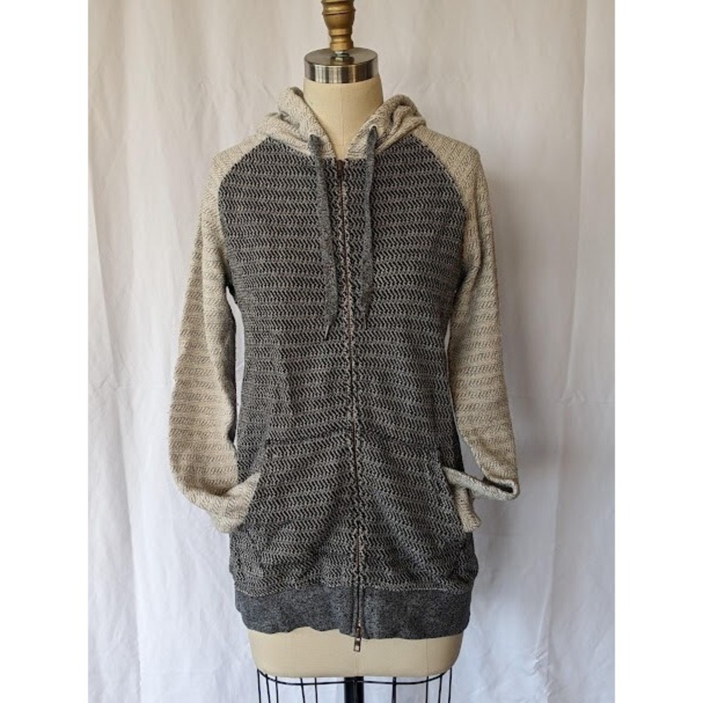 ROOTS Canada Full Zip Hoodie Women's Medium Granola Sweatshirt Jacket Streetwear